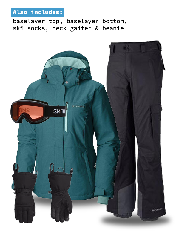 Women's Voyager 2Lジャケットとパンツセット ski/ Women's Standard Package in Blue – ZENT